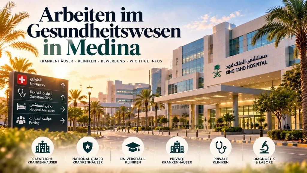 Arbeiten im Gesundheitswesen in Medina: Krankenhäuser, Kliniken und Bewerbungen