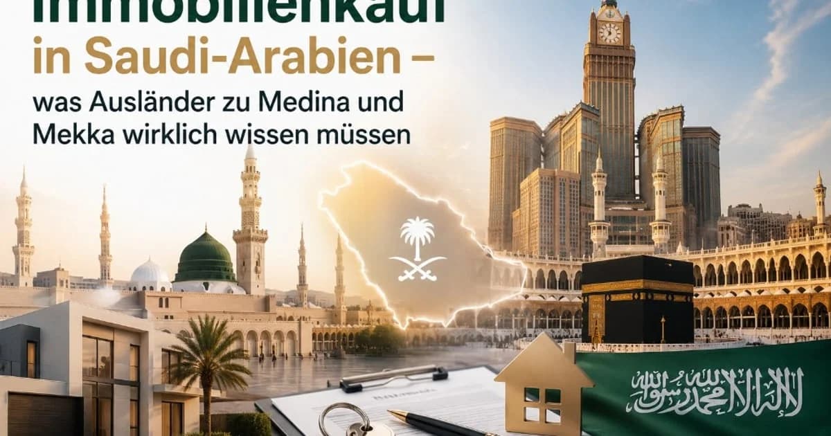 Immobilienkauf in Saudi-Arabien – was Ausländer zu Medina und Mekka wirklich wissen müssen